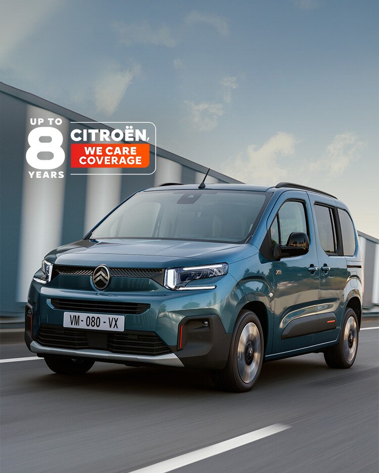 New ë-Berlingo on a highway